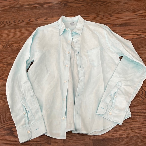 J. Crew Shirts Mens J Crew Linen Shirt Poshmark
